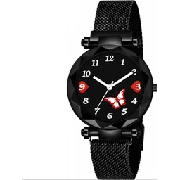 mivaan Women Printed Dial & Stainless Steel Straps Analogue Watch Com2-QCL-203-Grey-Black-picture-25