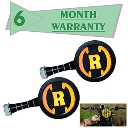 Miwings "R" Style Led Side Indicator Cnc Metal (Set Of 4) White And Yellow For Royal Enfield Bullet Classic 350, 500, Chrome, Desert Storm, Standard 350, 500, Electra Efi, Twins, Twinspark-picture-18