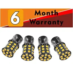 Miwings Super Bright 360° Reflecting Led Indicator Bulbs Light Only For Royal Enfield Bikes (33 Smd, Straight Pin) - Set Of 4-picture-17