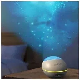 MIXEN Meniflix Lucky Stone Light Sleep-aid Ocean Wave Sound Night Light Projector Machine with 8 Built-in Music/Bluetooth Music Speaker/Timer Function (Multicolour).-image-34