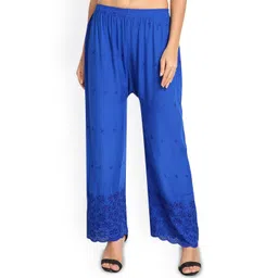 MIXFIT Women Ethnic Motifs Embroidered Relaxed Fit High-Rise Trouser-picture-39