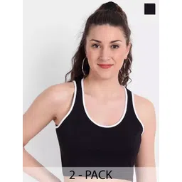 MIXFIT Women Pack of 2 Tank Crop Top image 1