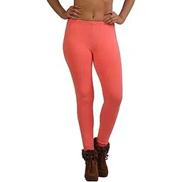 mixfit Women Solid Ankle Length Leggings || Women's Pull on Cotton Leggings || Casual Stretchable Skin Fit Legging-picture-37