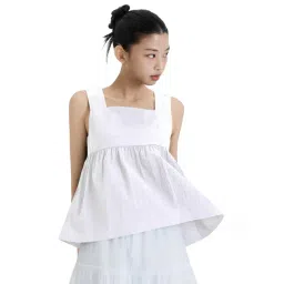 MIXXO White Regular Fit Blouse-picture-20