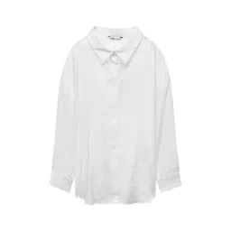 MIXXO White Regular Fit Two-Way Shirt image 4