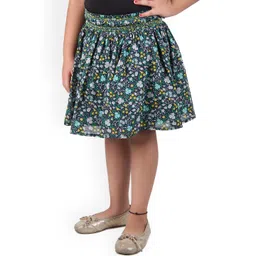 Miyo Girls Multicoloured Printed   Knee-length Flared skirt-picture-25