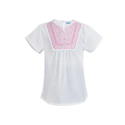 Miyo White Embroidered Top-picture-55
