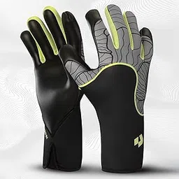 Mizogi Primas VG 1.0 Goalkeeper Gloves – Hybrid Negative Cut, 4mm Latex Palm, ThumbWrap Technology, Skin Wrap Fit, Versatile Grip 1.0, Breathable & Snug Fit for Match & Training (Ultimate Grey, 8)-picture-22