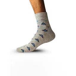 MJE 5-Pcs Patterned Cotton Ankle Length Socks image 4