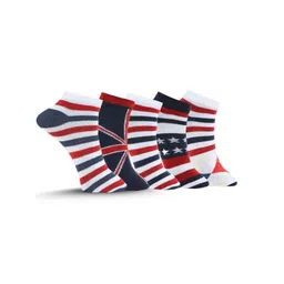 MJE Men Pack Of 5 Patterned Ankle Length Socks-picture-38