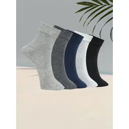 MJE Pack Of 5 Ankle-Length Socks-picture-13