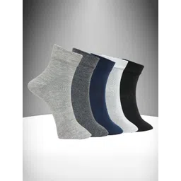 MJE Pack Of 5 Comfortable Ankle-Length Socks-picture-18
