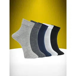 MJE Unisex Pack Of 5 Comfortable Ankle-Length Socks-picture-40