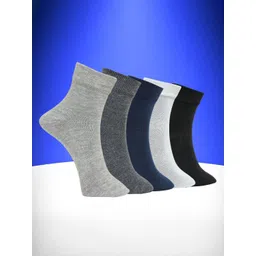 MJE Unisex Pack Of 5 Everyday Lightweight Ankle-Length Socks-picture-11