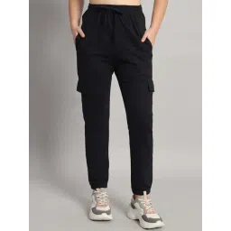 MKH Black Regular Fit Trackpants-picture-23