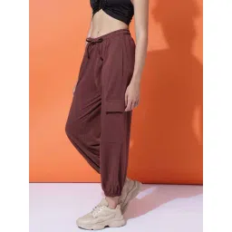 MKH Brown Regular Fit Trackpants-picture-11