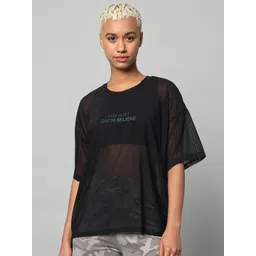 MKH Typography Printed Drop-Shoulder Sleeves Dri-FIT Relaxed Fit Sports T-shirt-picture-25