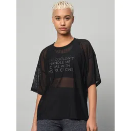 MKH Typography Printed Drop-Shoulder Sleeves Dri-FIT Relaxed Fit Sports T-shirt-picture-40