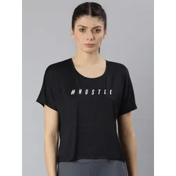 MKH Typography Printed Round Neck Crop Sports T-shirt-picture-11