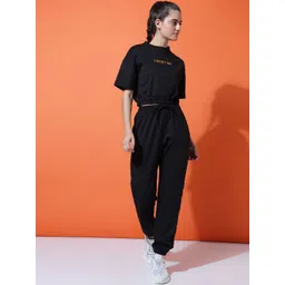 MKH Typography Printed Round Neck T-shirt With Jogger-picture-10