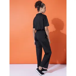 MKH Typography Printed Round Neck T-shirt With Jogger image 5