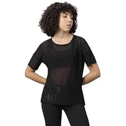 mkh Women Black DRI-FIT Relaxed FIT T-Shirt-picture-12