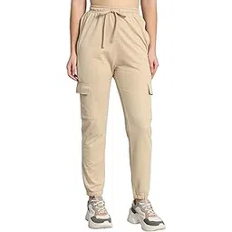 mkh Women Cargo Pants |Cotton Blend Track Pant with Utility Pockets | Relaxed Fit for Travel, Gym & Streetwear/MKHWL-82$P-picture-54