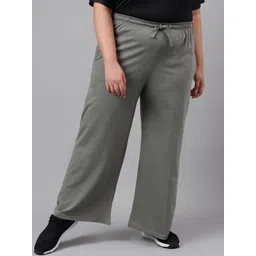 MKH Women Plus Size Wide Leg Gym Track Pants-picture-19