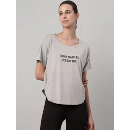 MKH Women Typography Printed Dri-FIT T-shirt-picture-34