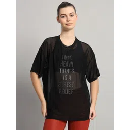 MKH Women Typography Printed Round Neck T-shirt-picture-33