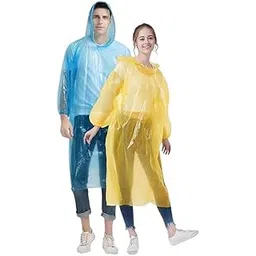 MKV Unisex Waterproof Disposable Rain Card | Emergency Use, Small Pocket Size, Reusable 2-3 Times, Thin Plastic, Easy to Carry, Multi-Color | Free Size-picture-21