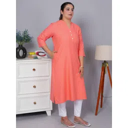 Mlada Women Pure Cotton Straight Kurtas-picture-35
