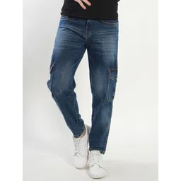 MM-21 Men Jean Highly Distressed Light Fade Printed Stretchable Jeans-picture-35