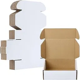 mm will care - we will care your products MM Will Care 6X4X2 inch corrugated white 3ply auto lock boxes WHITE Pack of - 25-picture-37