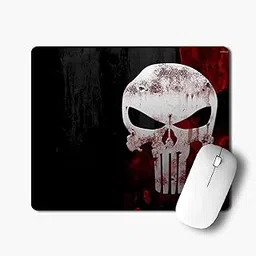 MM9E Non-Slip Skeleton Head Mouse Pad for Gaming Computer, Laptop, PC Mouse Pad (Multicolor)-picture-17