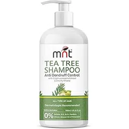 MNT Tea Tree Anti-Dandruff Shampoo 300 ml | Removes Dandruff and Soothe Itchy Scalp | 50% Less Dandruff In Just 2 Weeks | Paraben & Sulfate Free Shampoo | For Men & Women-picture-42