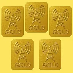 Mobile Anti Radiation Protection Chip Sticker Gold for Long Term Brain Care-picture-25