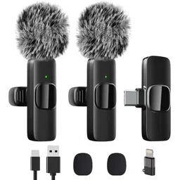 mobone ® K9 Dual Wireless Mic Noise Cancellation, Vlogging, YouTube, Interviews, Reels Microphone-picture-24