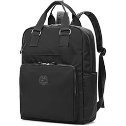 moca Unisex Water-Resistant Lightweight Structured Laptop Backpack for Womens Girls Teens Office, College & Travel Spacious Bagpack (Onyx)-picture-42