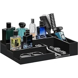 MOCAS Cologne Organizer for Men 3 Tier Cologne Stand Cologne Holder with 2 Hidden Compartment, Wooden Perfume Organizer Cologne Display Shelf, Perfume Holder, Dresser Organizer, Ideal Gift for Men-picture-19