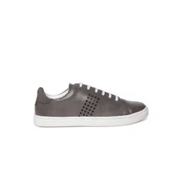 Mocas Men Grey Sneakers with Laser Cuts image 5