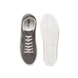 Mocas Men Grey Sneakers with Laser Cuts image 3
