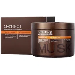 MOCHEQI Argan Oil & Keratin Hair Treatment Mask | Deep Repair & Nourishing Formula for Dry, Damaged & Frizzy Hair | Professional Hair Spa | Restores Smoothness & Shine | 500ml-picture-15