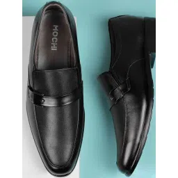 Mochi Black Formal Slip-Ons-picture-31