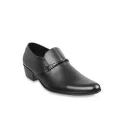 Mochi Black Formal Slip-Ons-picture-30