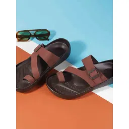 Mochi Brown Toe Ring Sandals-picture-21