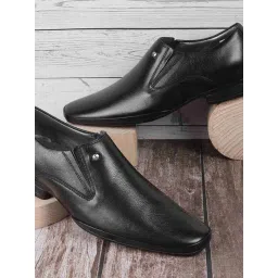 Mochi Dark Brown Formal Slip-Ons-picture-30