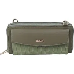 mochi Faux Leather Convenient Top Zip Closure Casual Wallet For Women-picture-48