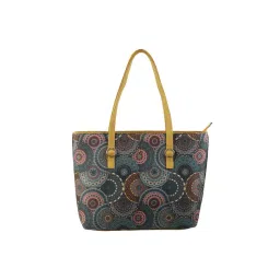 Mochi Green Printed Medium Tote Bag-picture-35