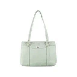 Mochi Green Solid Medium Handbag-picture-26